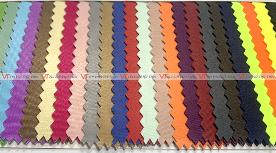 Màu sắc đa dạng của vải tái chế R-PET