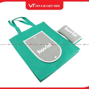 in túi vải không dệt gấp gọn