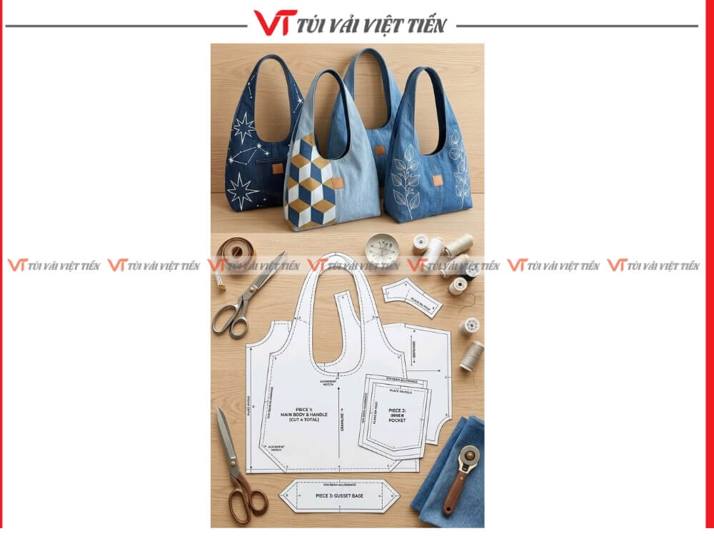 may túi vải theo yêu cầu