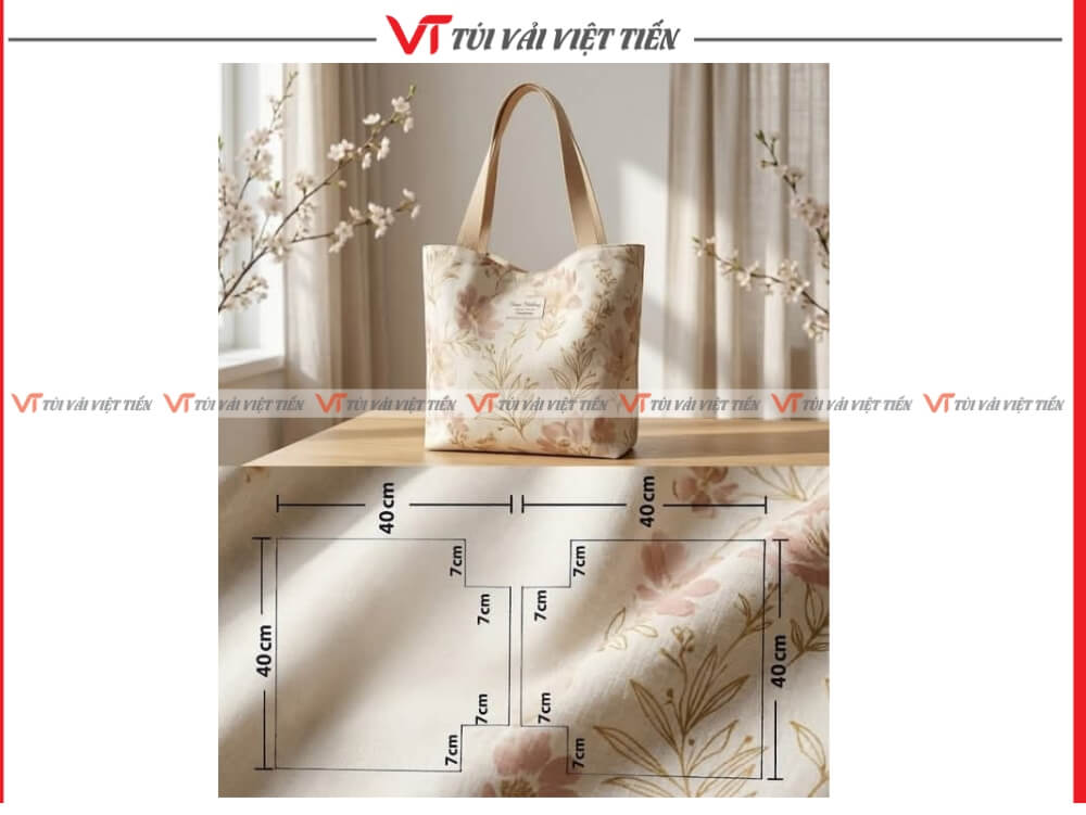 may túi vải in logo