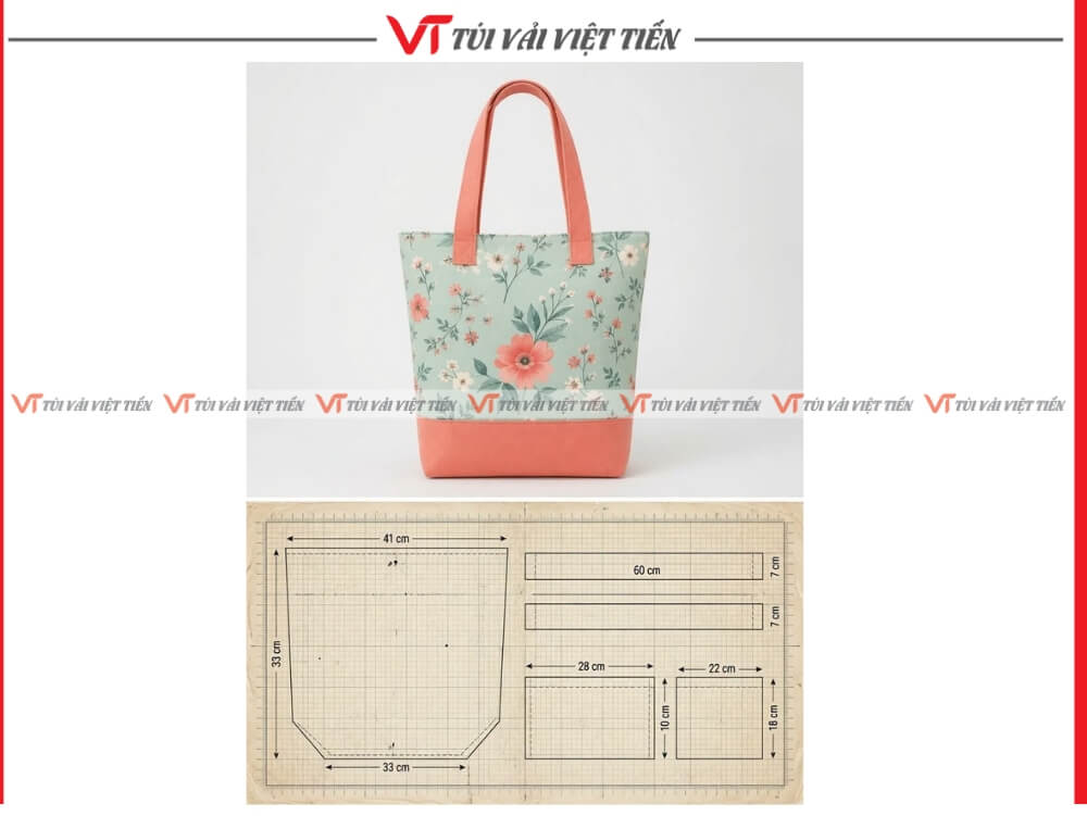 may túi vải theo mẫu