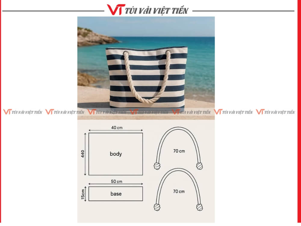 may túi vải bố theo thiết kế