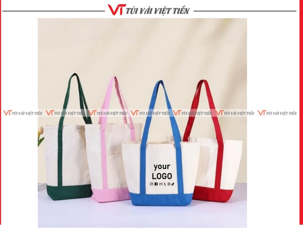 xưởng may túi vải in logo