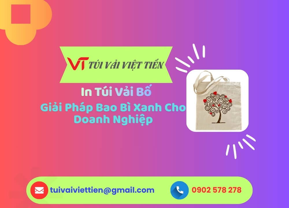 in túi vải bố