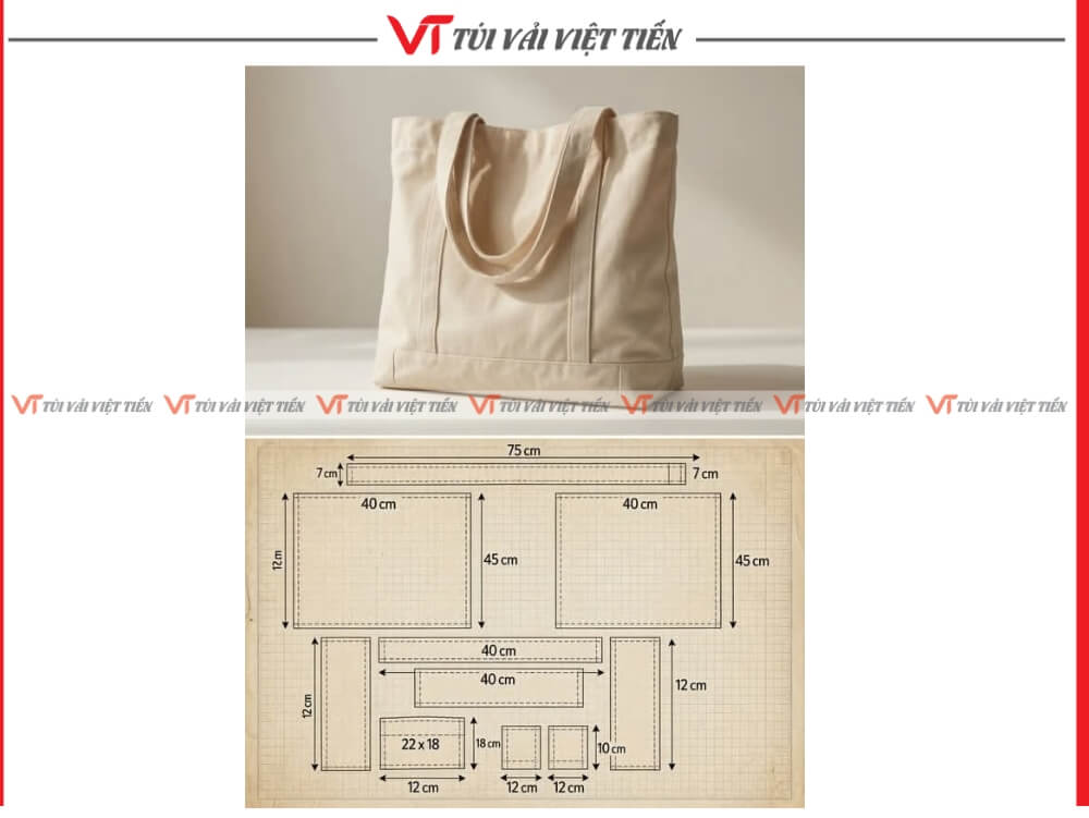 may túi vải bố canvas giá rẻ