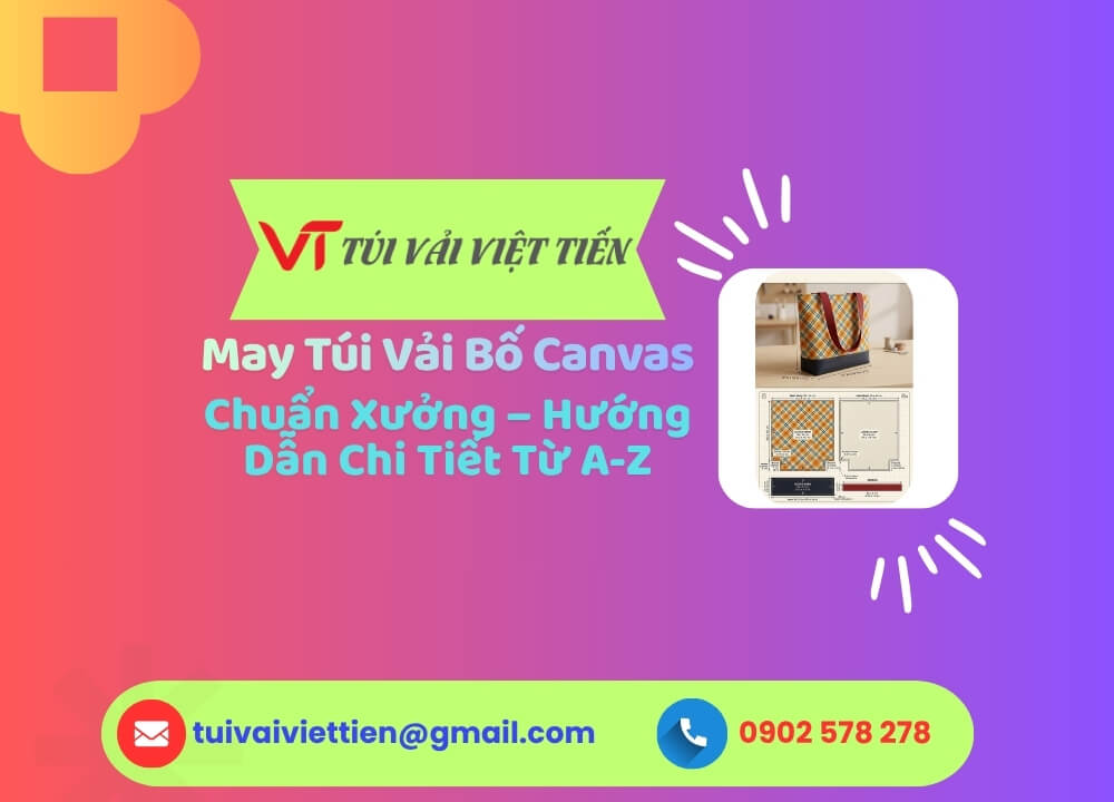 may túi vải bố canvas
