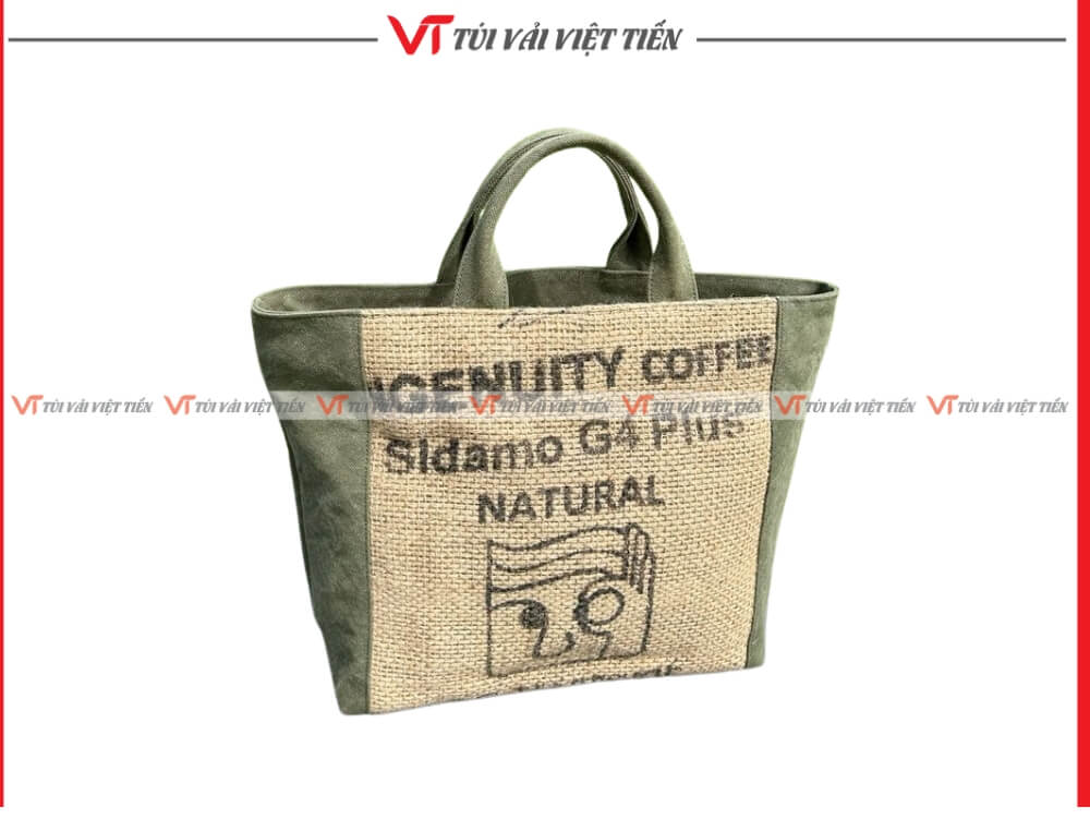 túi vải đay đựng cà phê in logo