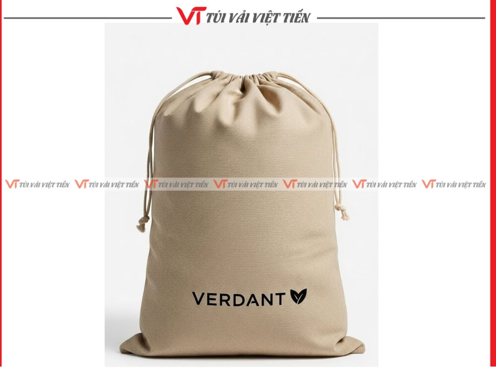 túi vải dây rút đựng quà
