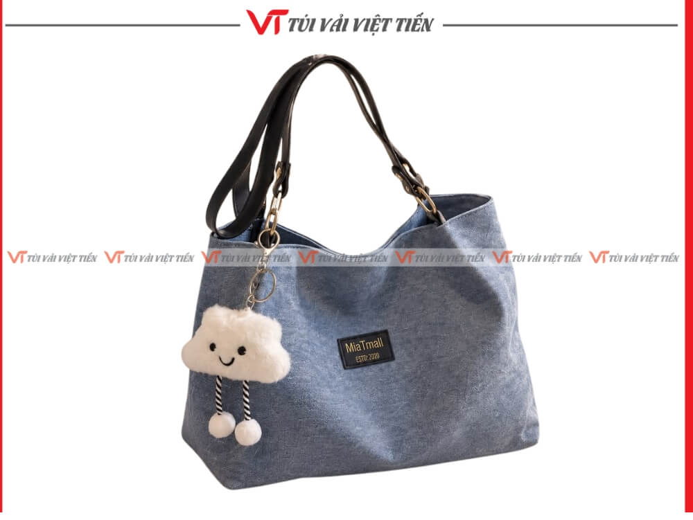 Túi vải đeo chéo nữ