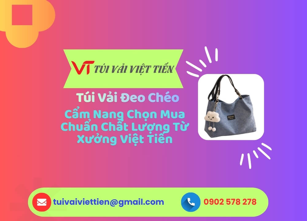 túi vải đeo chéo
