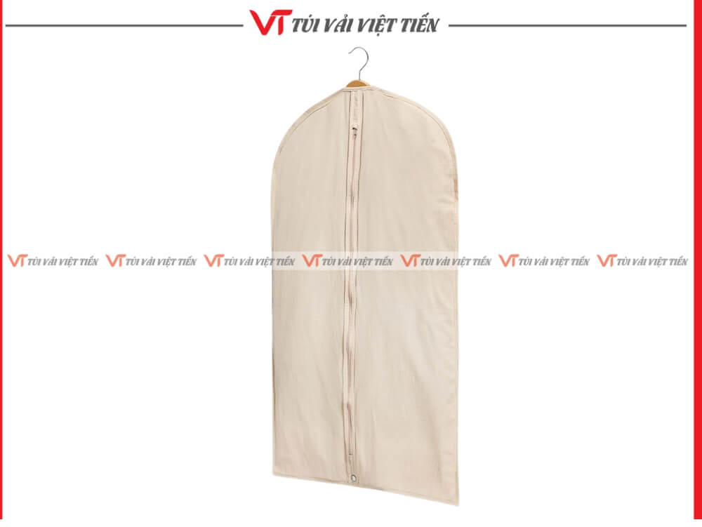 túi vải đựng quần áo có khóa kéo