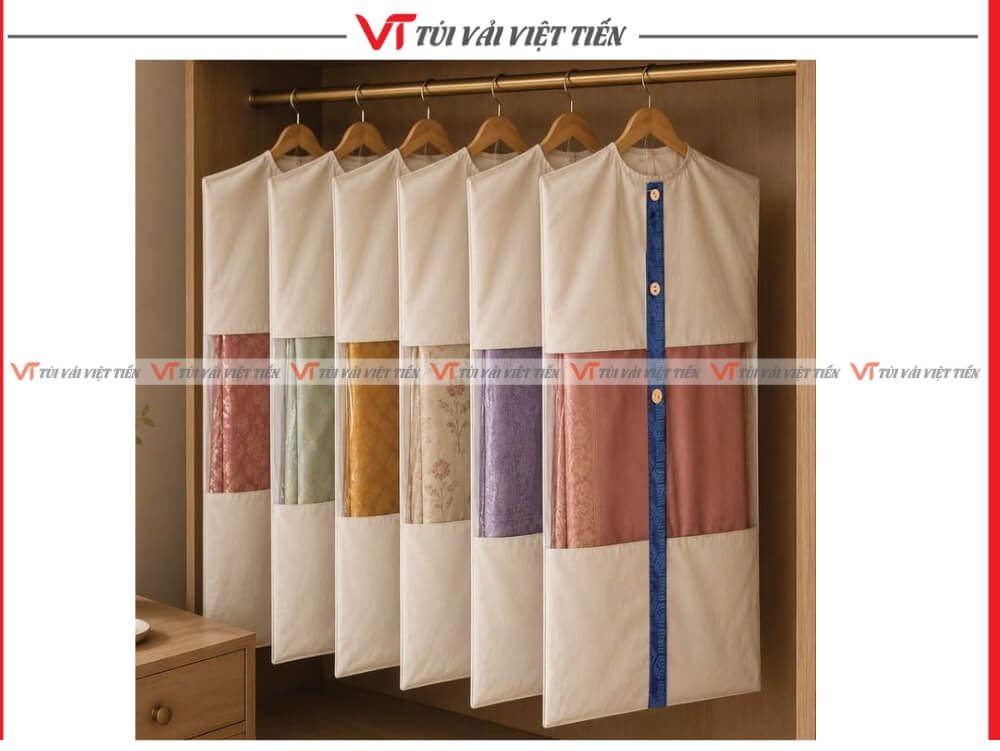 túi vải đựng quần áo theo yêu cầu