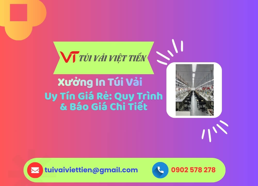 xưởng in túi vải