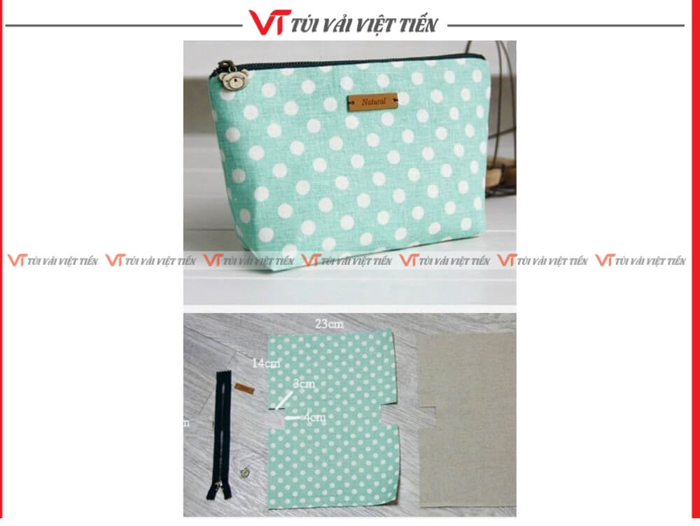 Cách may túi vải nhỏ đơn giản