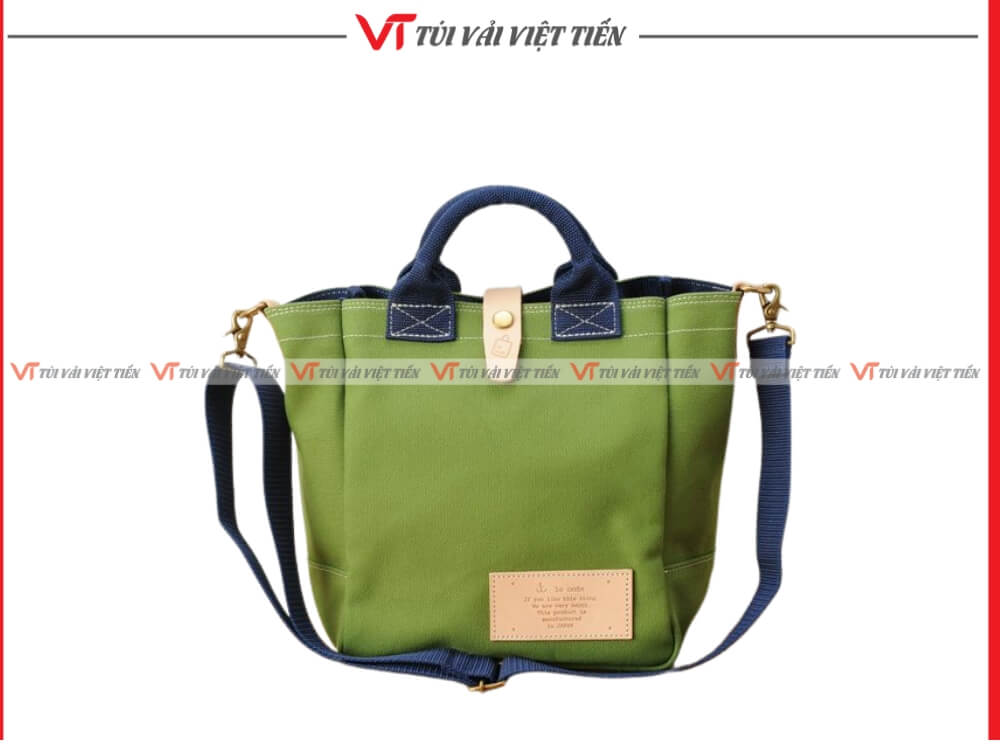Túi đeo chéo vải canvas theo yêu cầu
