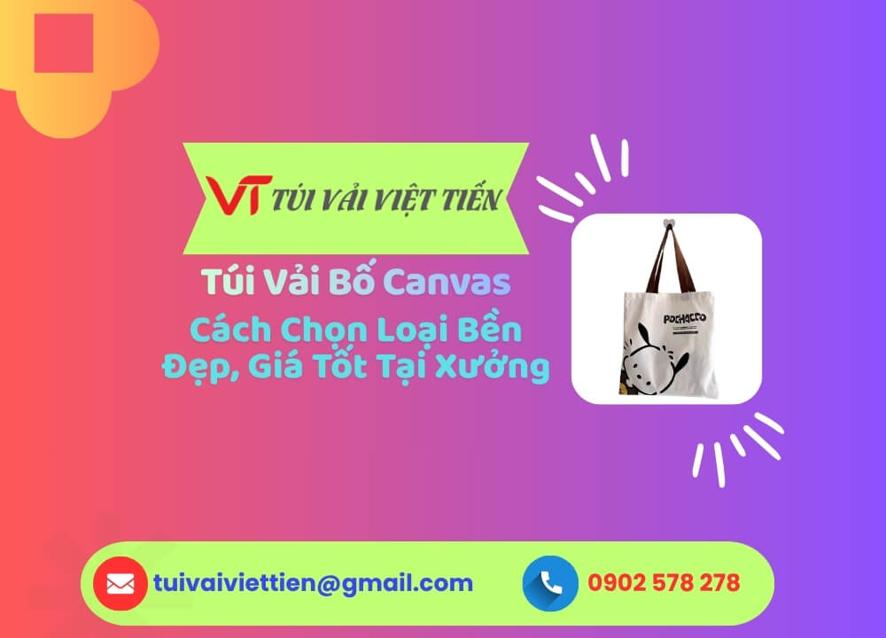 túi vải bố canvas