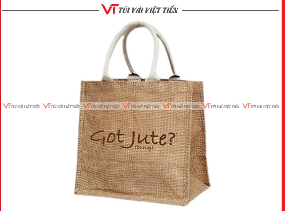 Túi vải bố thô đựng quà