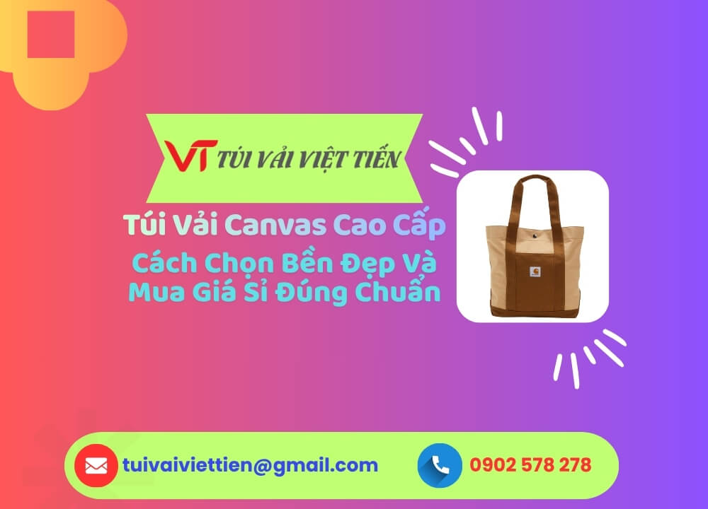 túi vải canvas cao cấp