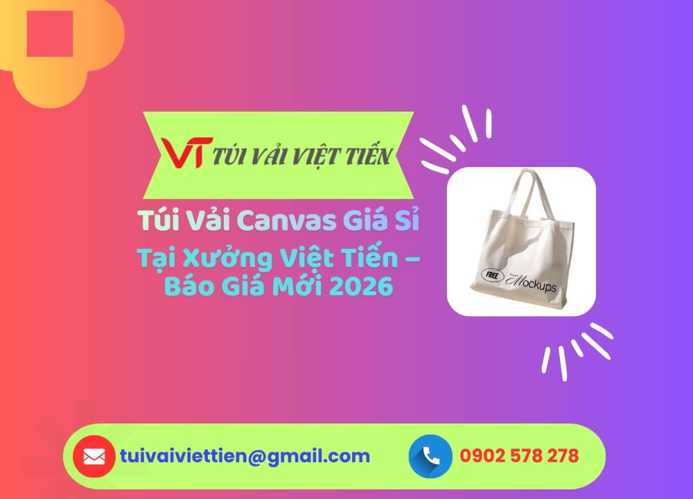 túi vải canvas giá sỉ